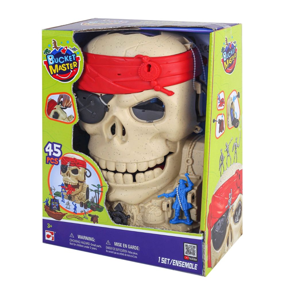 Set de joaca, Bucket Master, Comoara din craniu, 45 piese