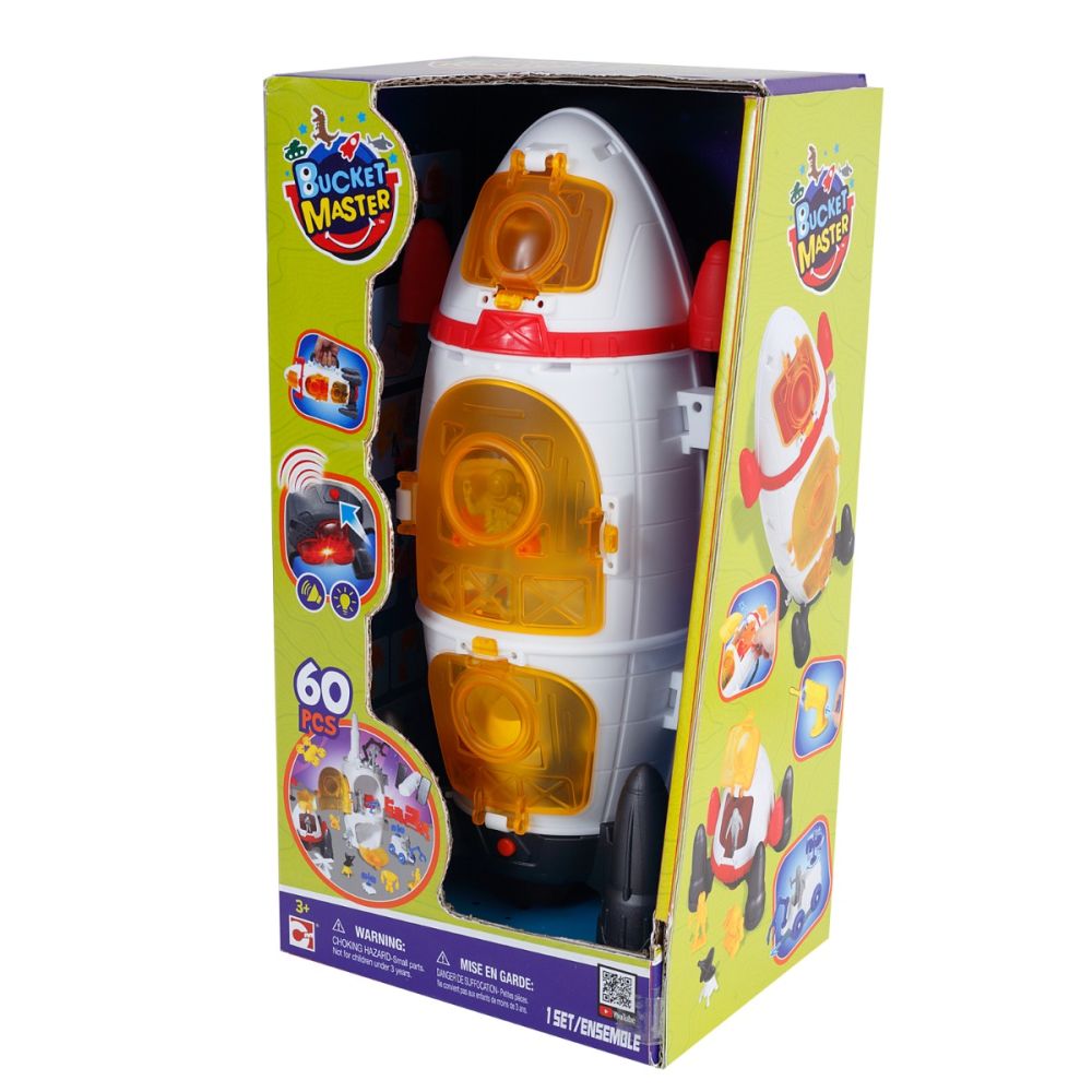 Set de joaca, Bucket Master, Nava spatiala, 60 piese