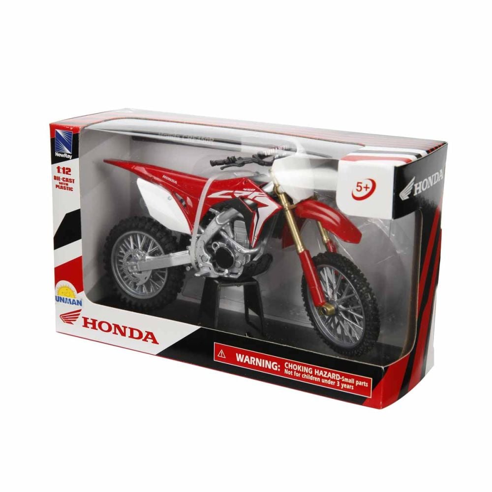 Motocicleta metalica, New Ray, Honda CRF450R 2017, 1:12