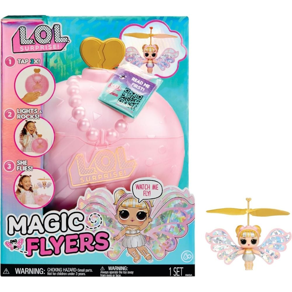 Papusa LOL Surprise, Magic Flyers, Sky Starling, 593539EUC