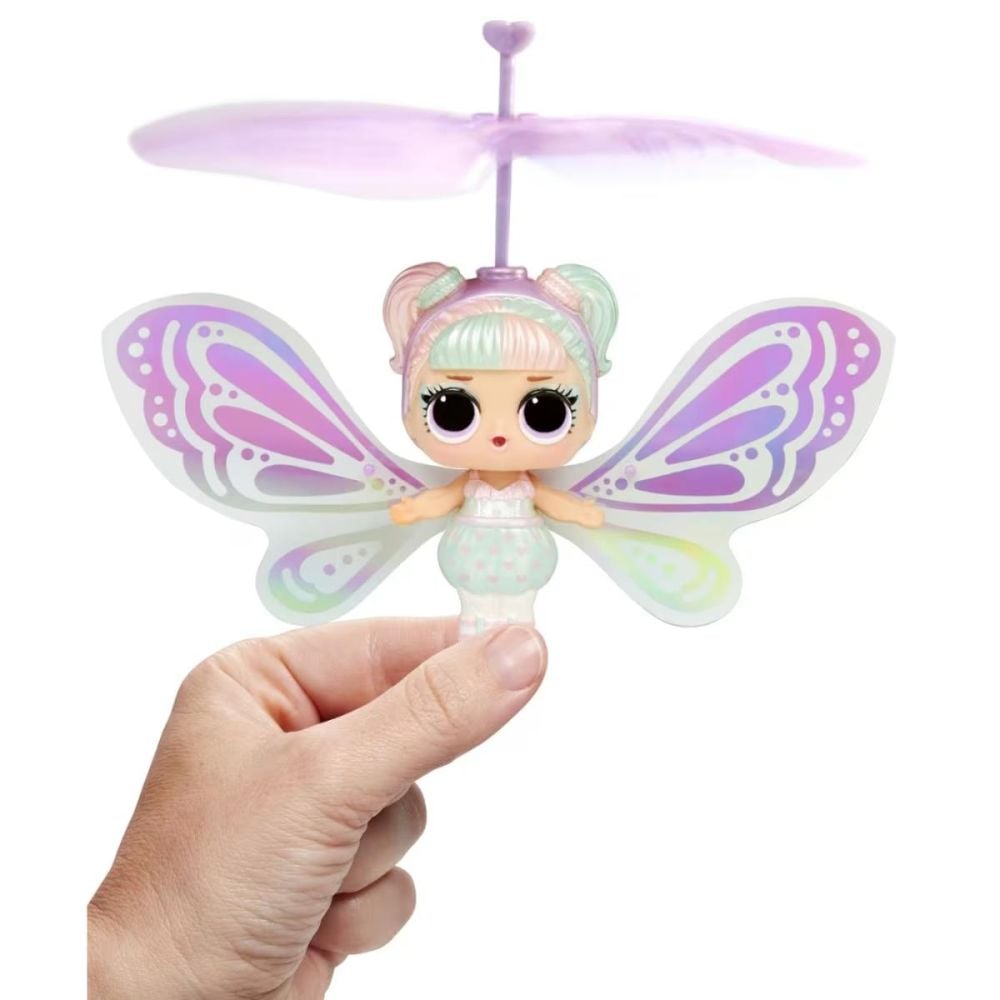 Papusa LOL Surprise, Magic Flyers, Sweetie Fly, Lilac Wings, 593621EUC