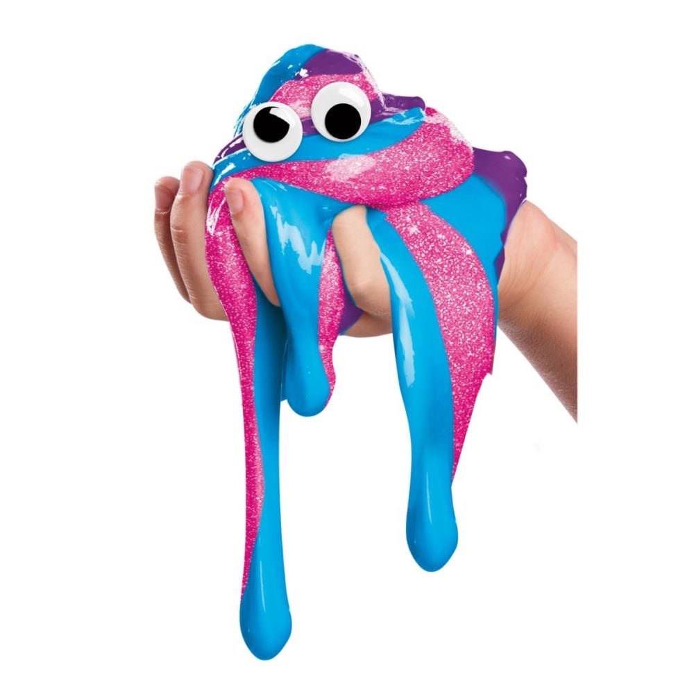 Set de creat slime cu sclipici, Cra-Z-Art, Cra-Z Compounds, 7 Ads-in Cool