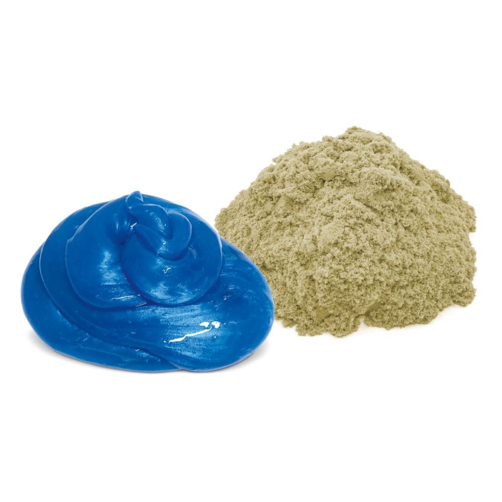 Galetusa cu slime si nisip, Cra-Z-Art, 2in1 Combo Metallic Slimy&Sand