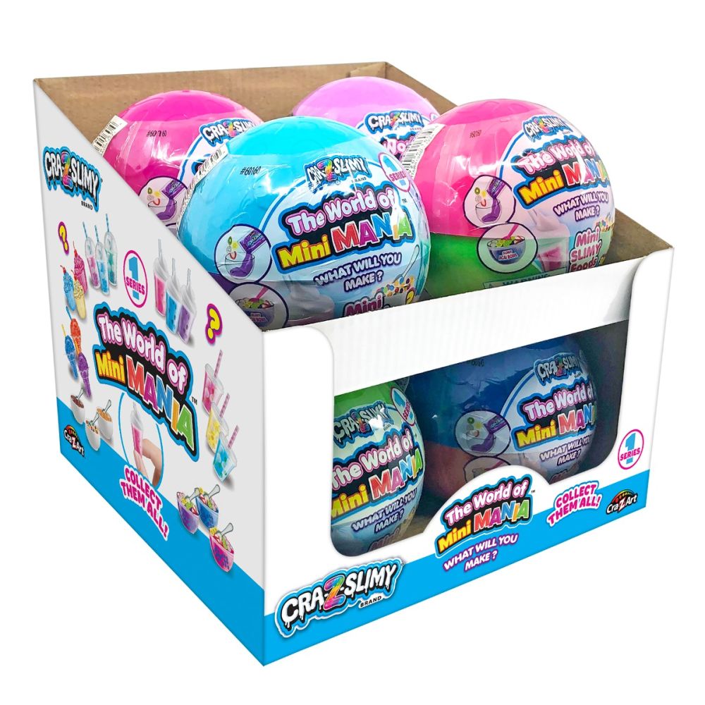 Set creativ cu slime, Cra-Z-Art, Mini Mania Slimy Foods, S1
