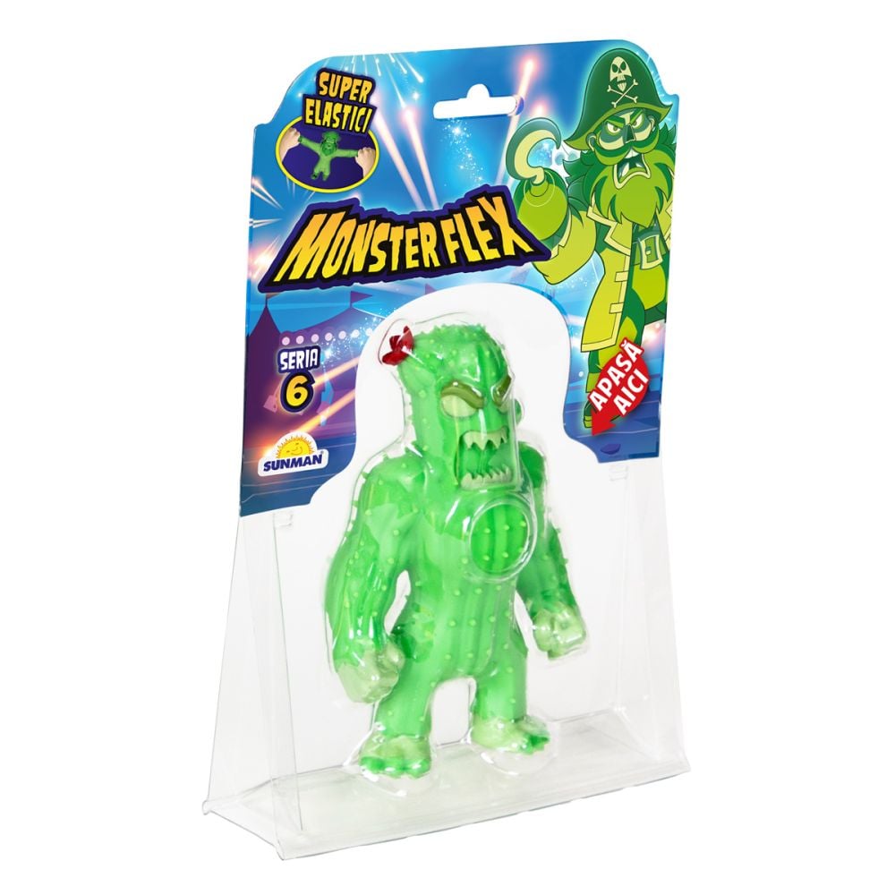 Figurina Monster Flex, Monstrulet care se intinde, S6, Evil Plant