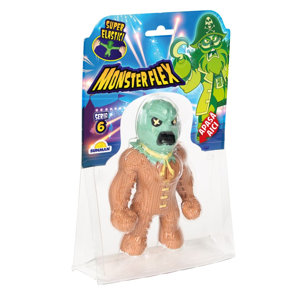 Figurina Monster Flex, Monstrulet care se intinde, S6, Rag Nightmare