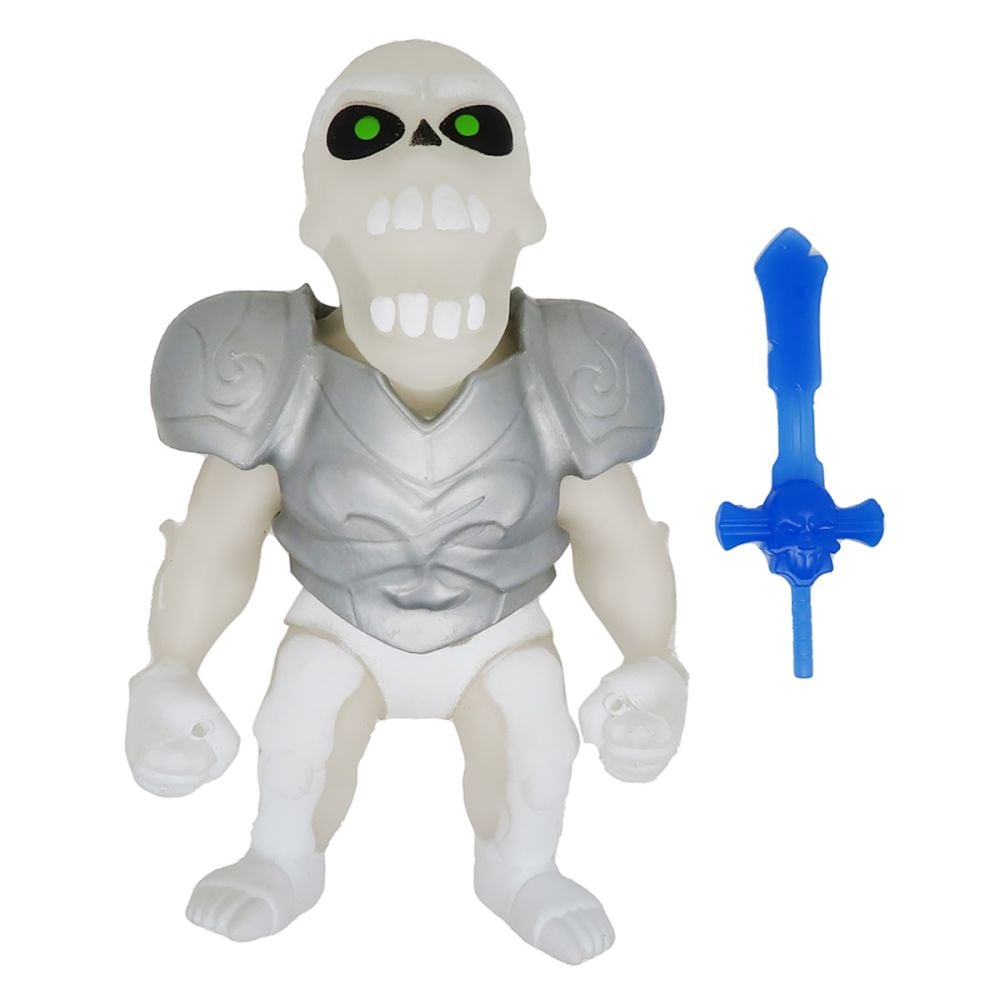 Figurina Monster Flex Combat, Monstrulet care se intinde, Knight Skeleton