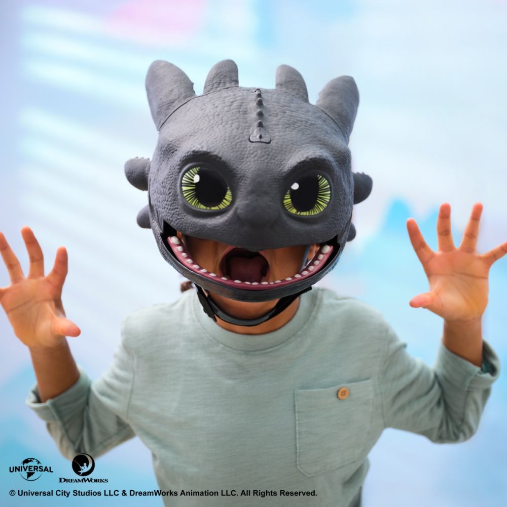 Masca interactiva, DreamWorks Dragons, Blast and Roar, Toothless, 6072832