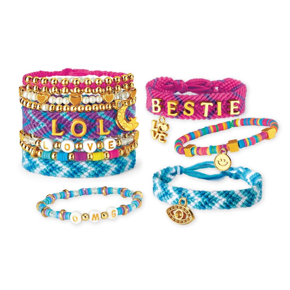 Set de creatie bratari, Cra-Z-Art, Sparkling A to Z Fashion Bracelets