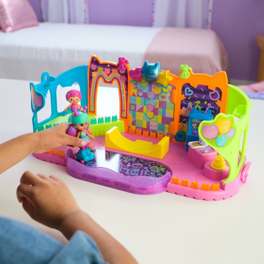 Set de joaca cu figurine, Gabbys Dollhouse, Party Room, 6069755