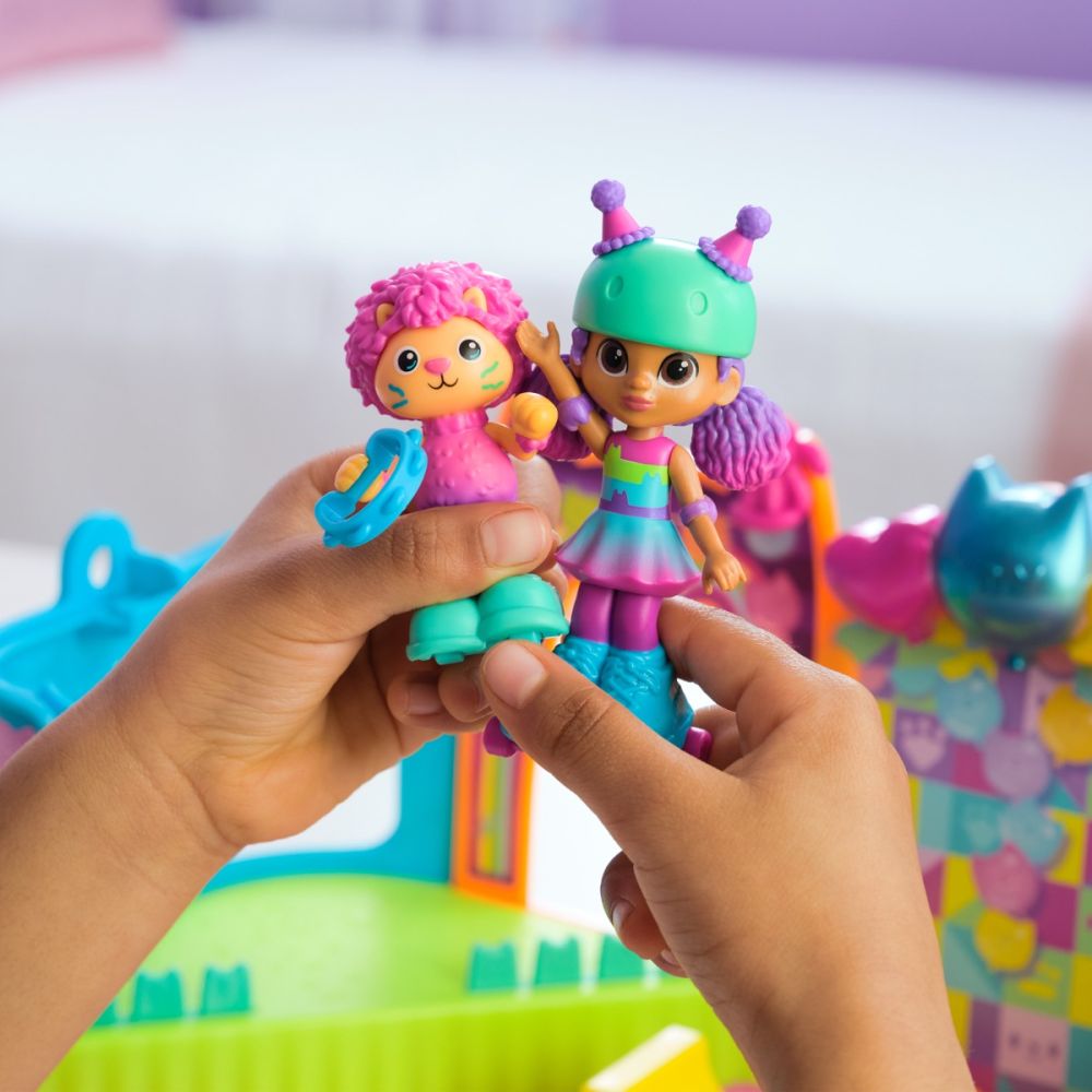 Set de joaca cu figurine, Gabbys Dollhouse, Party Room, 6069755