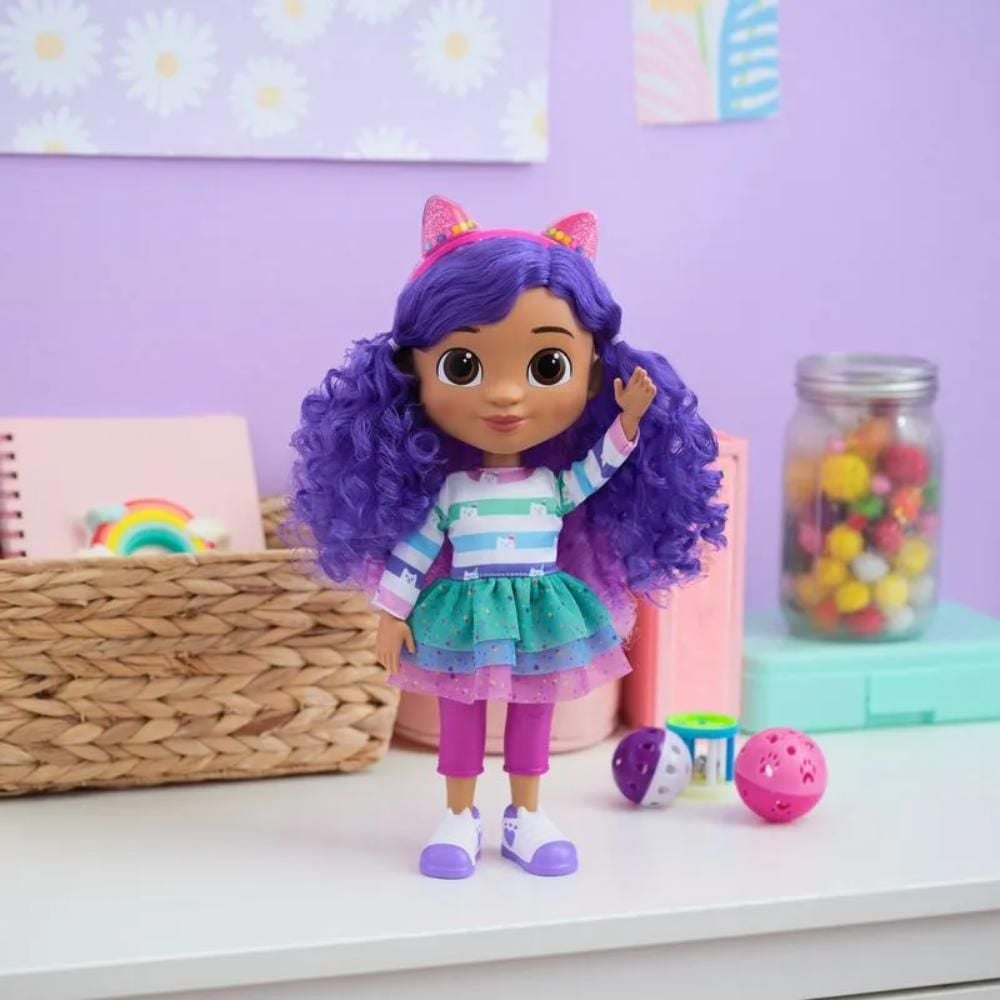 Papusa interactiva cu sunete, Gabbys Dollhouse, 33 cm, 6070859