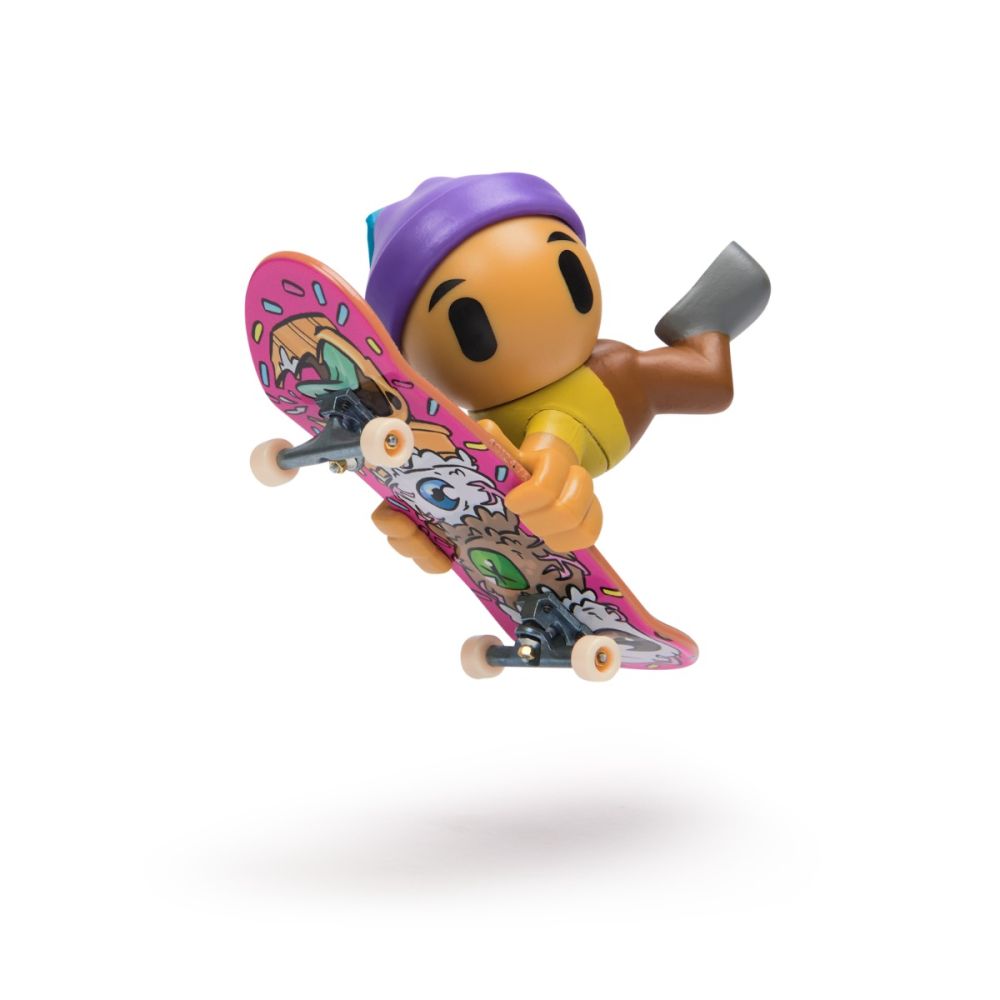 Set 2 mini placi de skateboard cu 2 figurine, Tech Deck, SK8 Crew, 20148774