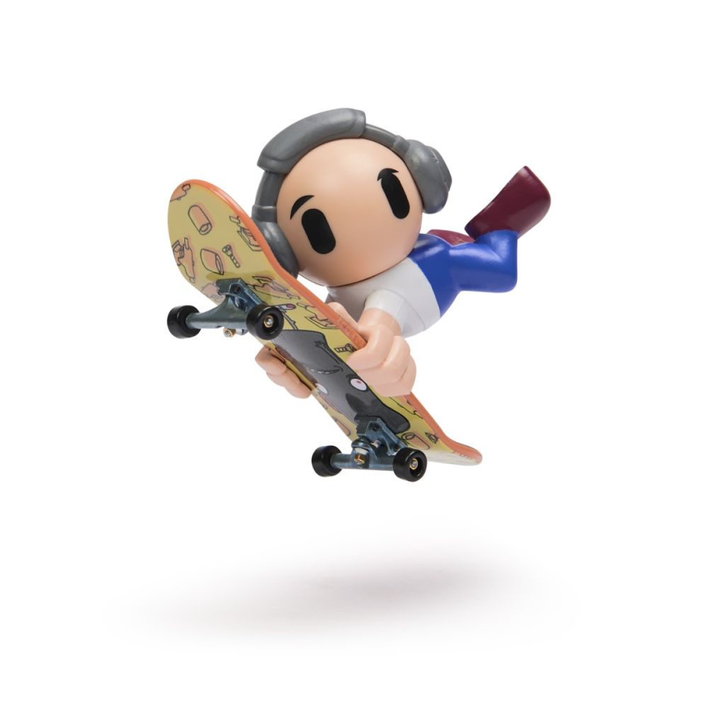 Set 2 mini placi de skateboard cu 2 figurine, Tech Deck, SK8 Crew, 20148775