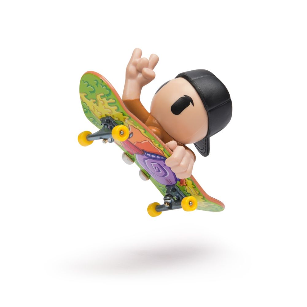 Set 2 mini placi de skateboard cu 2 figurine, Tech Deck, SK8 Crew, 20148776