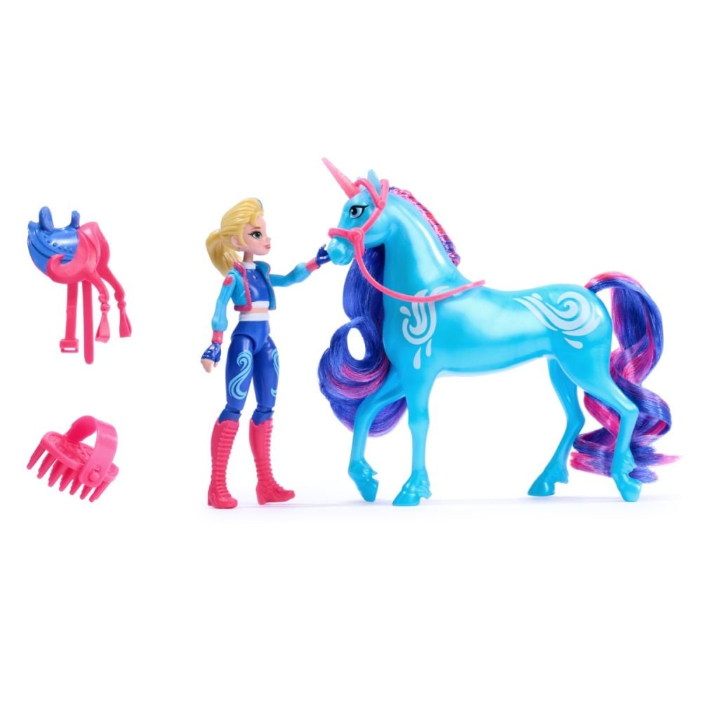 Set papusa Isabel si unicornul River, Unicorn Academy, 20149005