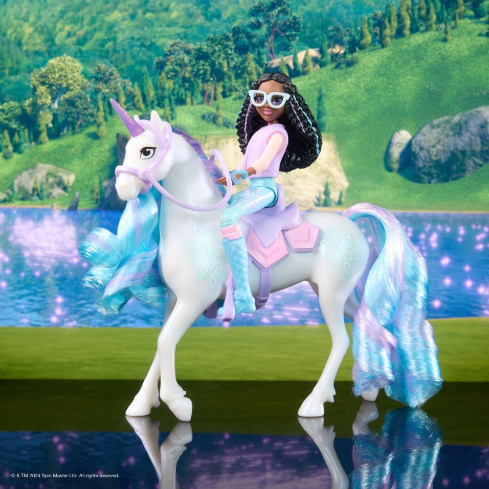 Set papusa Layla si unicornul Glacier, Unicorn Academy, 20149006