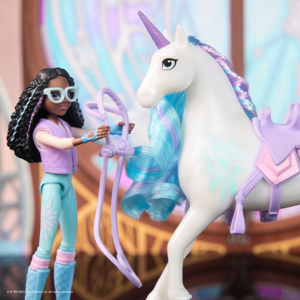 Set papusa Layla si unicornul Glacier, Unicorn Academy, 20149006