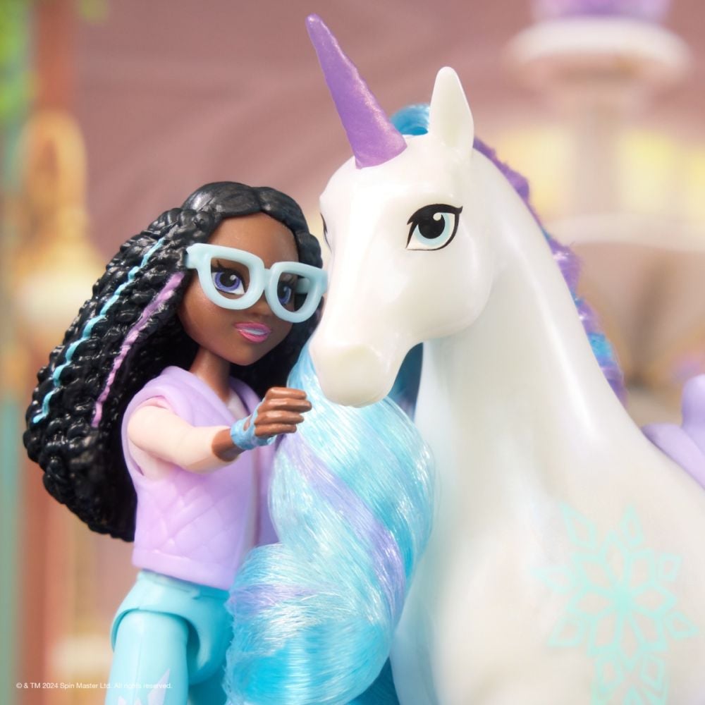 Set papusa Layla si unicornul Glacier, Unicorn Academy, 20149006