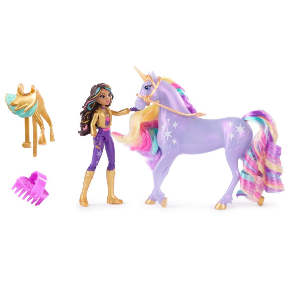 Set papusa Sophia si unicornul Wildstar, Unicorn Academy, 20149007