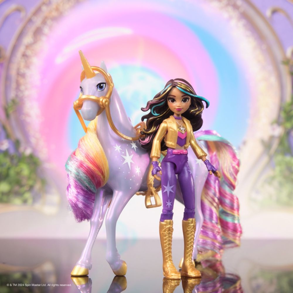 Set papusa Sophia si unicornul Wildstar, Unicorn Academy, 20149007