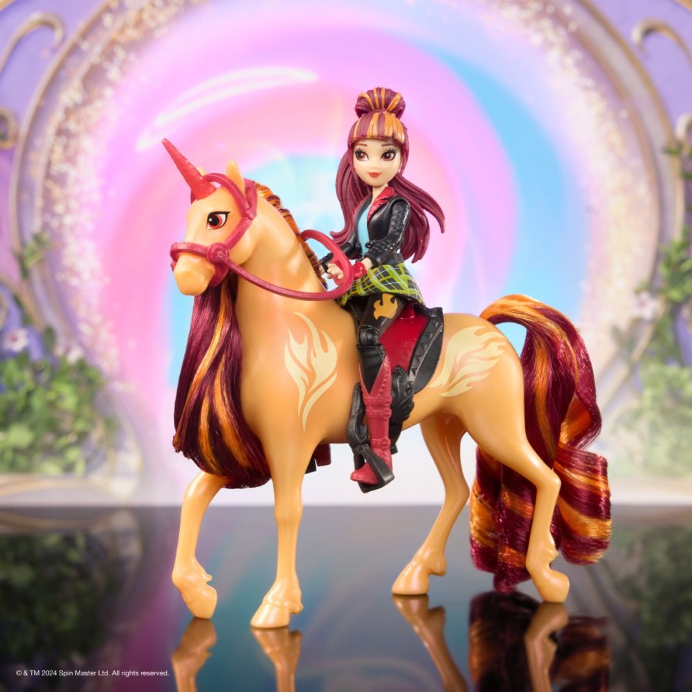 Set papusa Valentina si unicornul Cinder, Unicorn Academy, 20149008