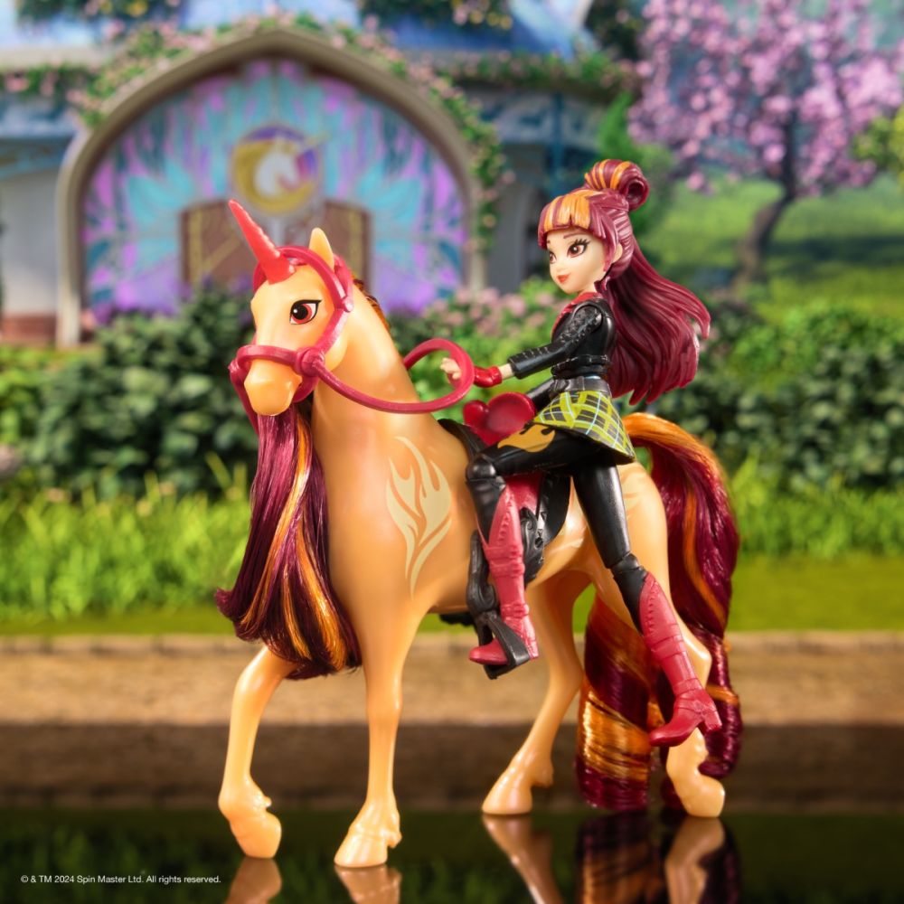 Set papusa Valentina si unicornul Cinder, Unicorn Academy, 20149008
