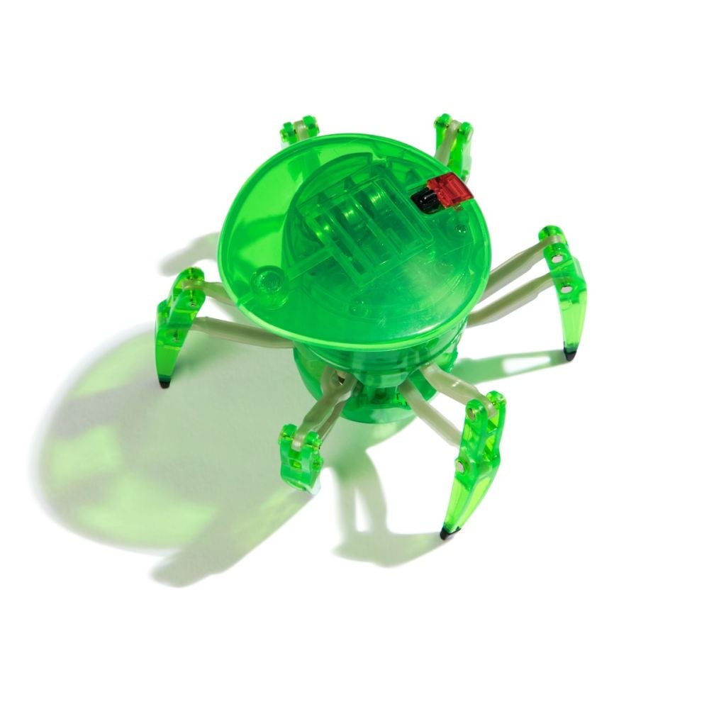 Paianjen interactiv cu telecomanda, Hexbots, Verde, 20149651