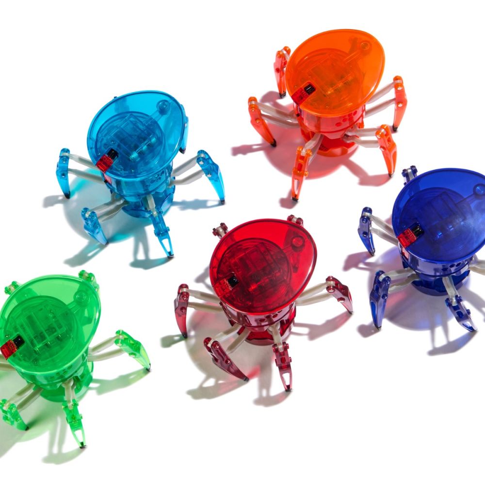 Paianjen interactiv cu telecomanda, Hexbots, Verde, 20149651