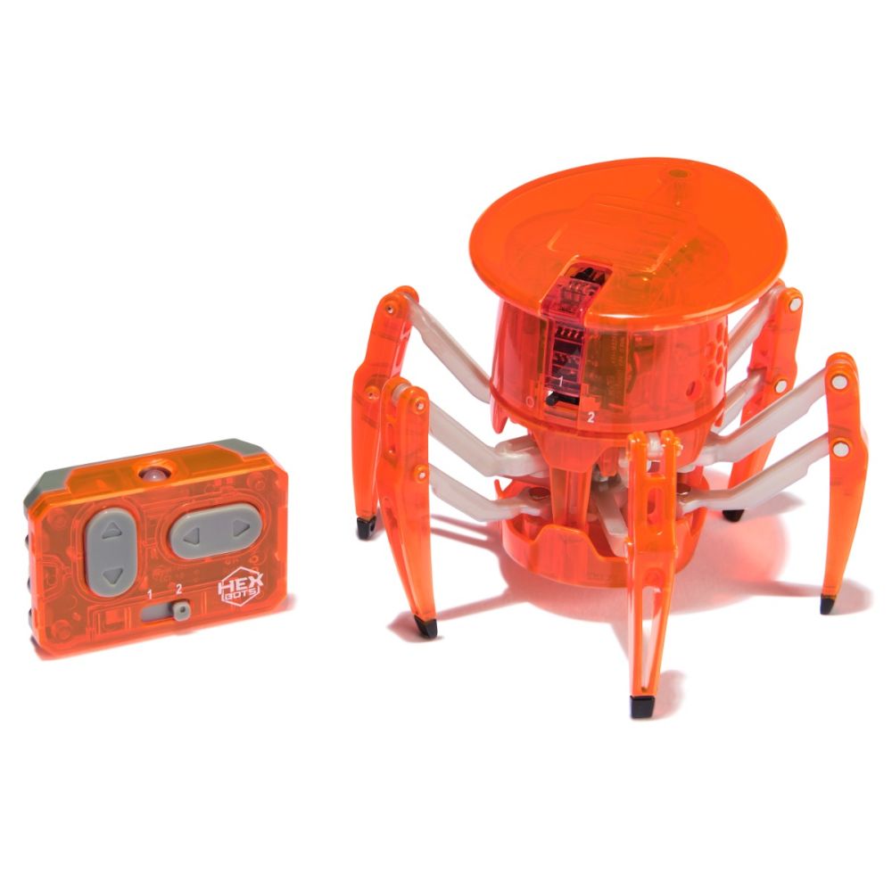 Paianjen interactiv cu telecomanda, Hexbots, Portocaliu, 20149653