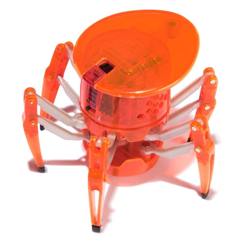 Paianjen interactiv cu telecomanda, Hexbots, Portocaliu, 20149653