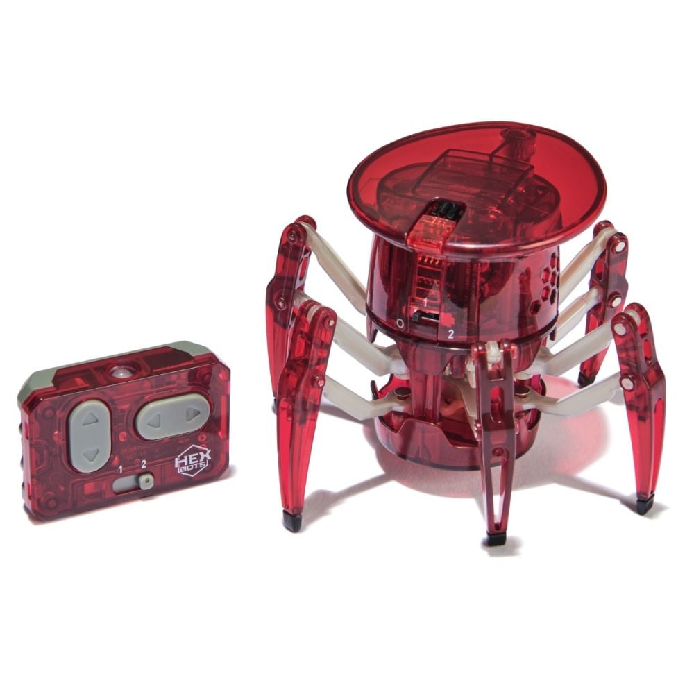 Paianjen interactiv cu telecomanda, Hexbots, Rosu, 20149654