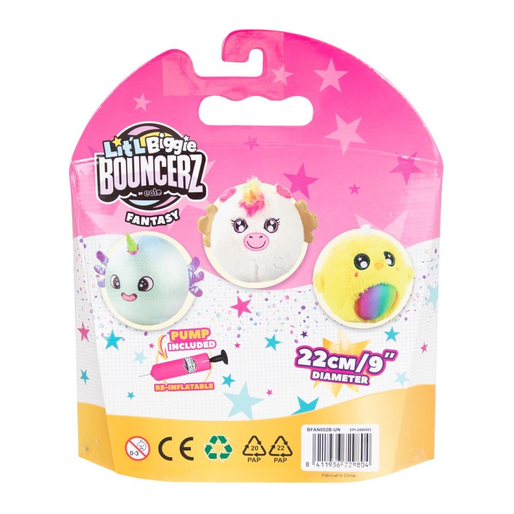 Jucarie de plus gonflabila, Little Biggie, Bouncerz, Unicorn