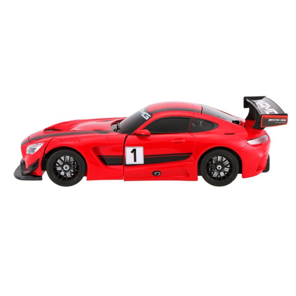 Masina transformabila cu telecomanda, Rastar, Mercedes AMG GT3, 1:14, Rosu