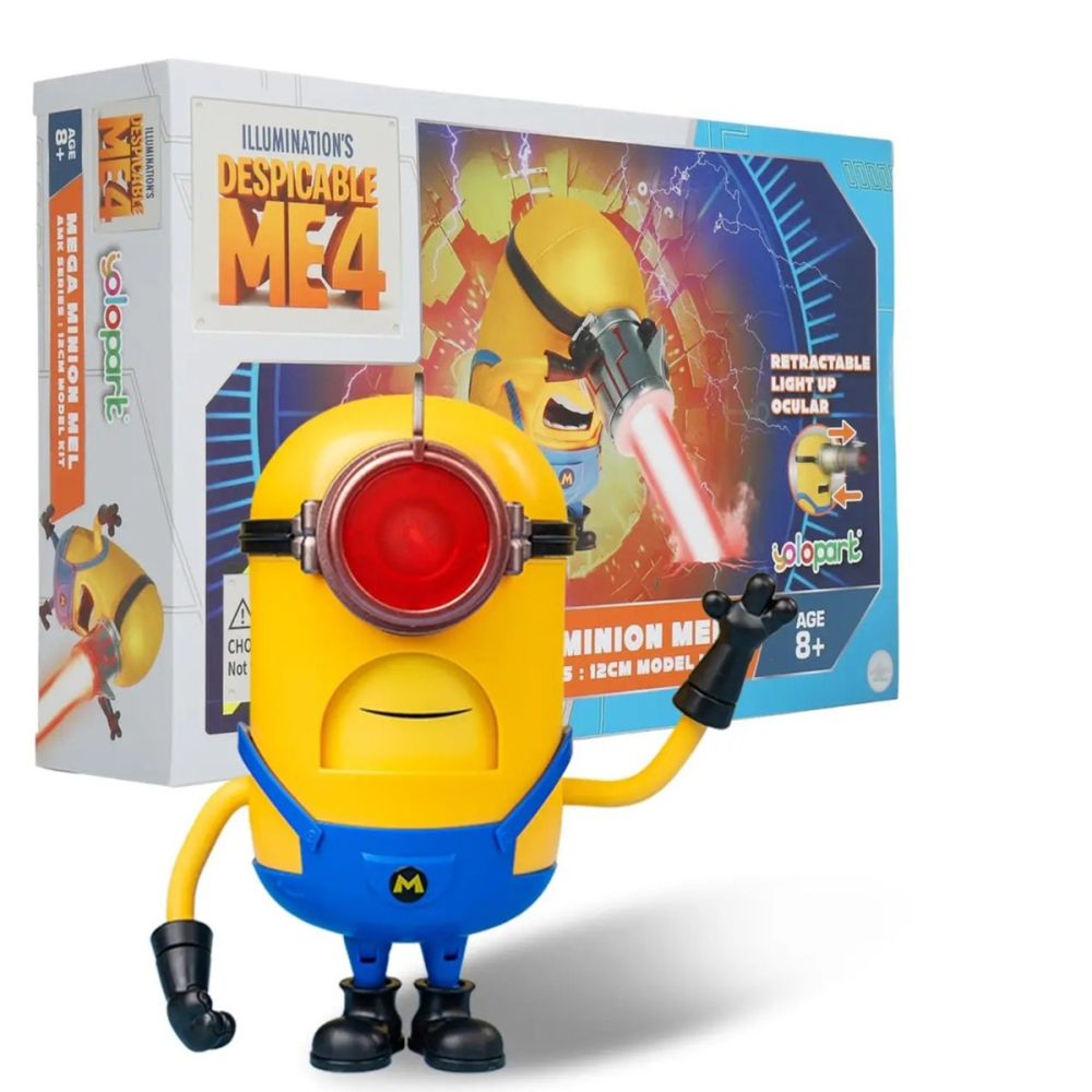 Figurina Despicable Me 4, AMK Series, Mega Minion, Mel, 12 Cm