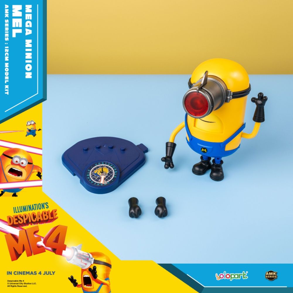 Figurina Despicable Me 4, AMK Series, Mega Minion, Mel, 12 Cm
