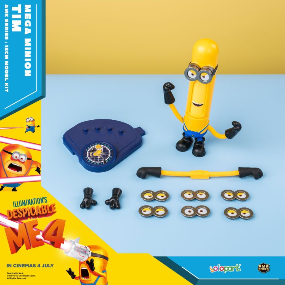 Figurina Despicable Me 4, AMK Series, Mega Minion, Tim, 13 cm