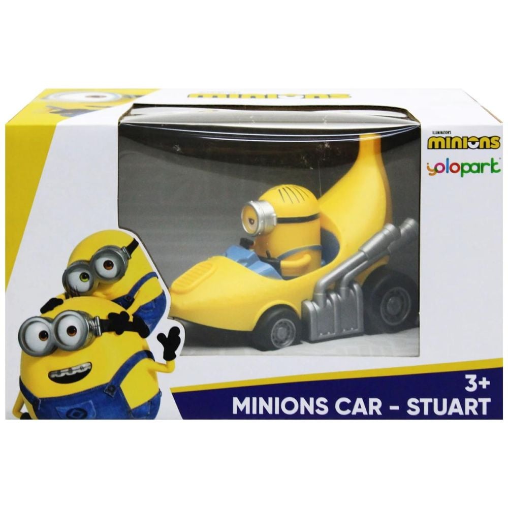 Masina in forma de banana cu figurina, Minions, Stuart