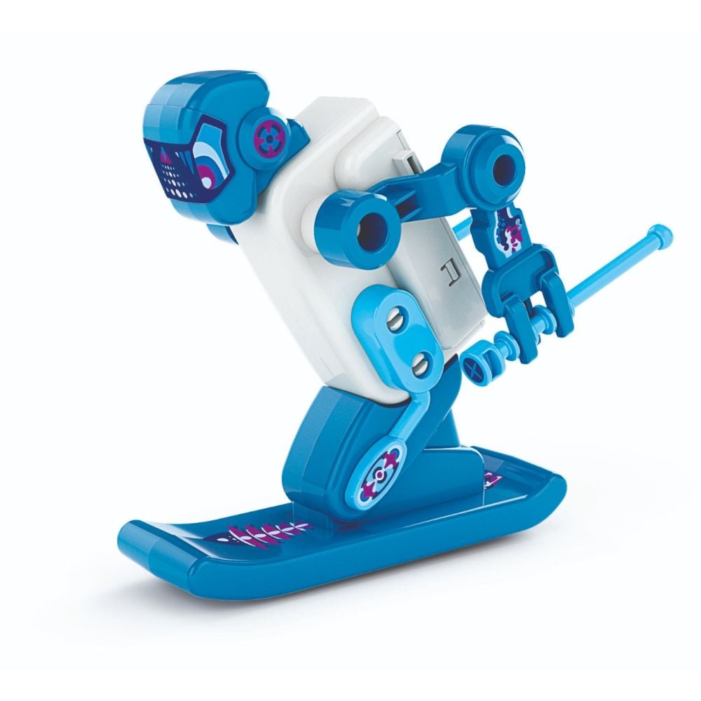 Kit de constructie, Clementoni, Science & Play, Robot Skier