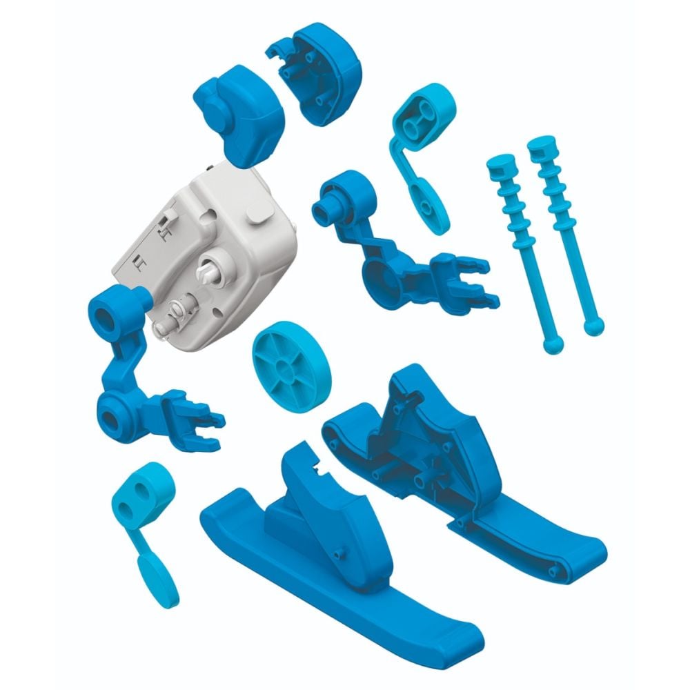 Kit de constructie, Clementoni, Science & Play, Robot Skier