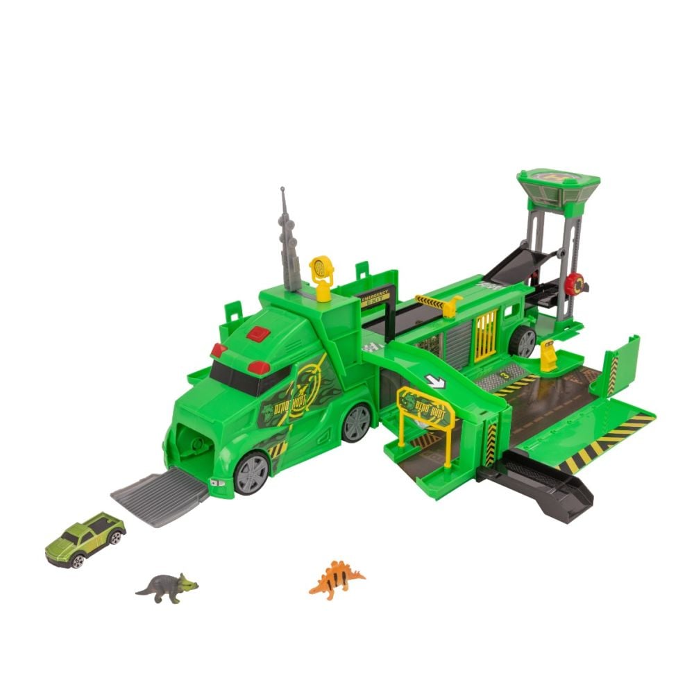 Transportator cu masina, Teamsterz Beast Machines, Dino Command Truck