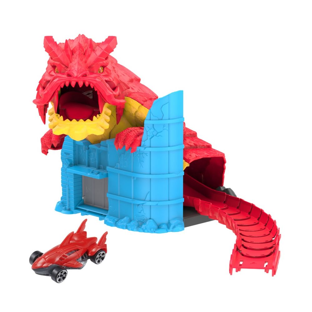 Set de joaca cu masinuta, Teamsterz Beast Machines Dragon Disater