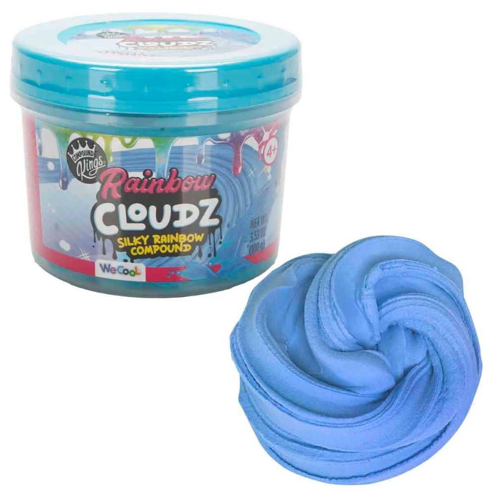 Slime Compound Kings, Butter Cloudz, Rainbow Cloudz, 100 gr, Albastru