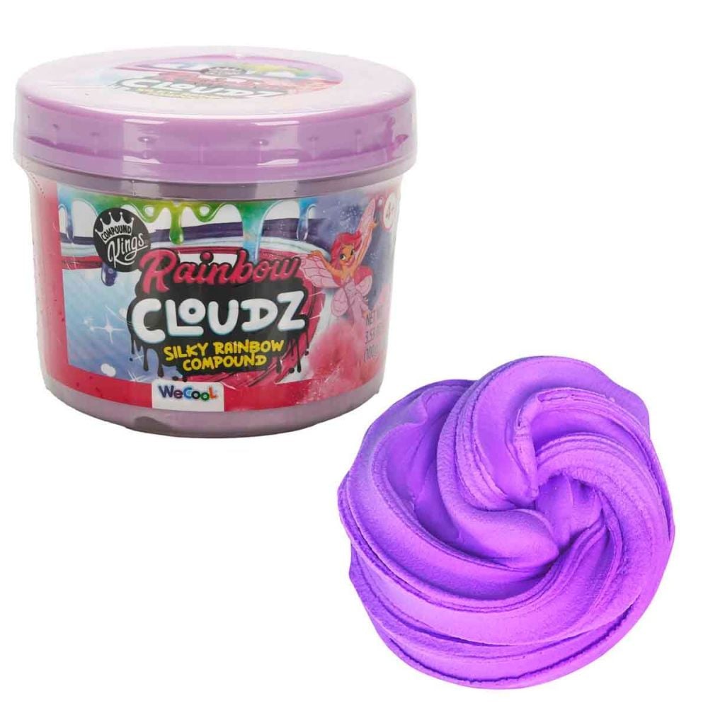 Slime Compound Kings, Butter Cloudz, Rainbow Cloudz, 100 gr, Mov