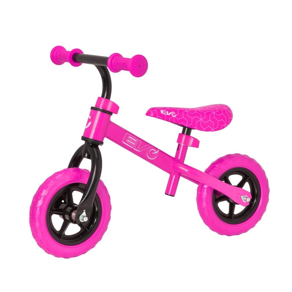 Bicicleta fara pedale, pentru echilibru, Evo, Roz