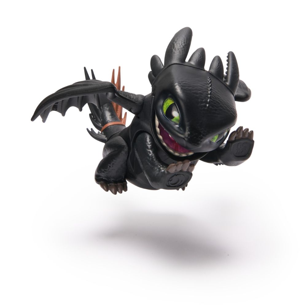 Figurina cu efecte sonore, DreamWorks Dragons, Roaring Minis, Toothless, 20151465