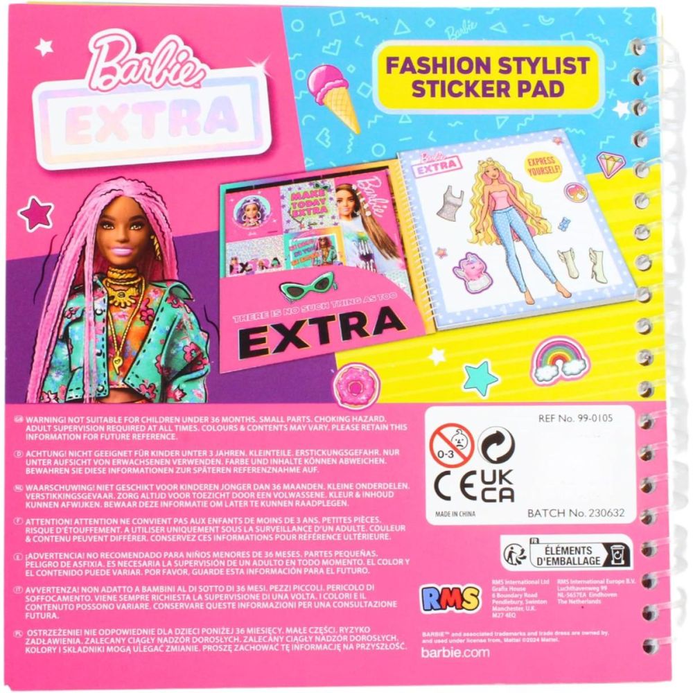 Carte de activitati cu stickere, Barbie Extra, Outfit Goals, Fashion Stylist Sticker