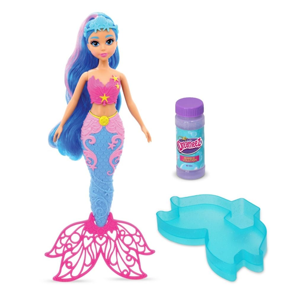 Papusa sirena cu accesorii, Dreameez, Bubble Mermaid