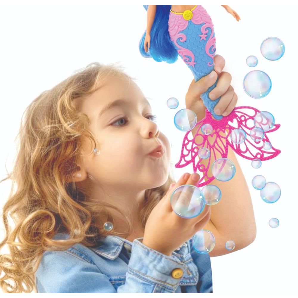 Papusa sirena cu accesorii, Dreameez, Bubble Mermaid