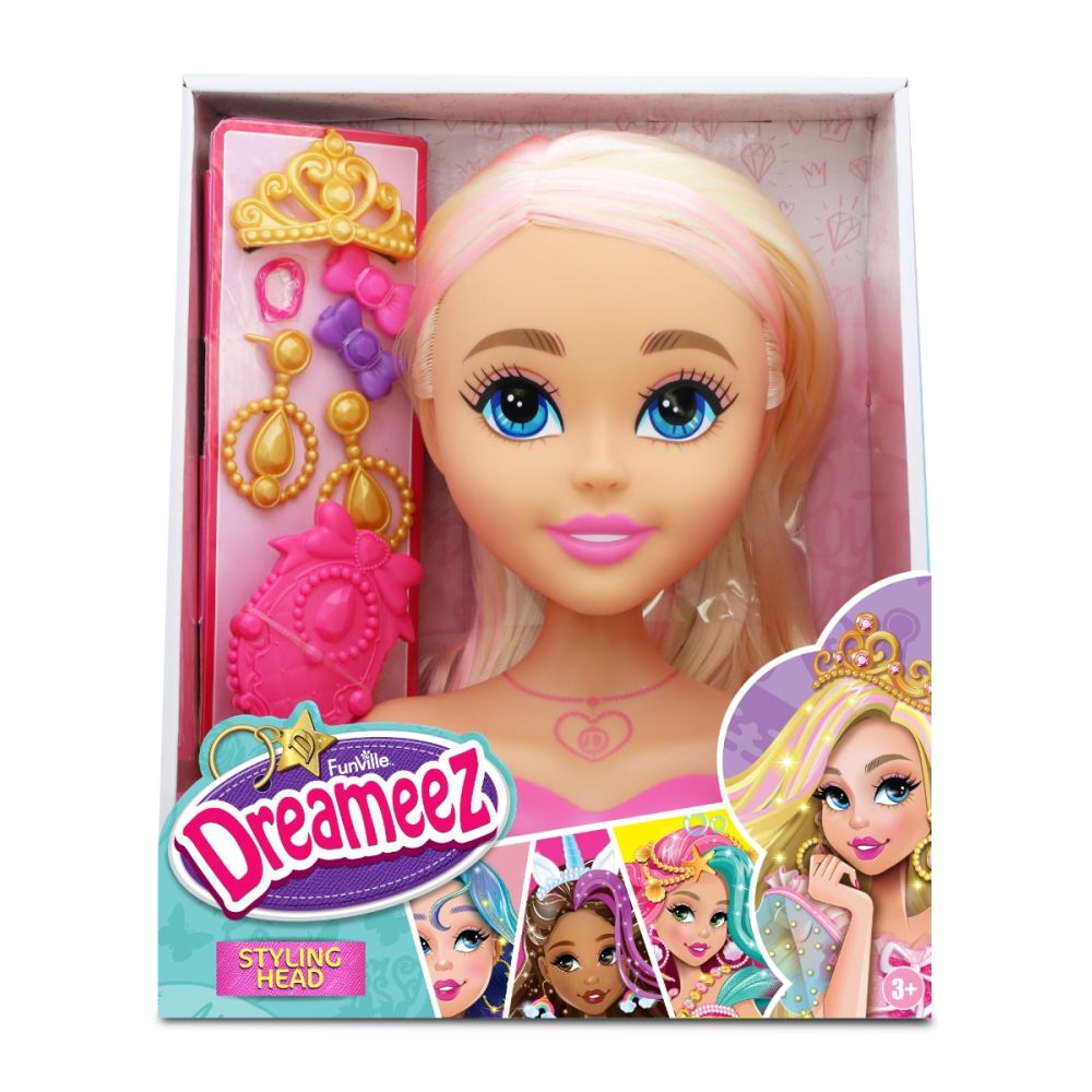 Papusa cu accesorii de coafat, Dreameez, Styling Head